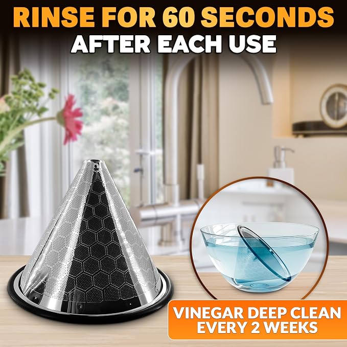 Stainless Steel Pour Over Coffee Filter Compatible - Image 9