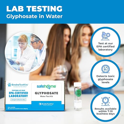 Safe Home® GLYPHOSATE in Water Test Kit – Classified as a Carcinogen by The - Image 2