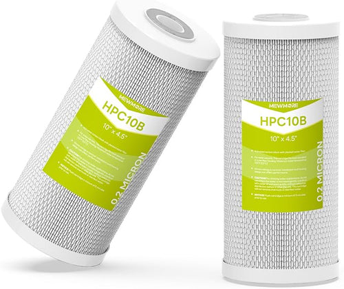 0.2 Micron 10" x 4.5" Water Filter by MewMore