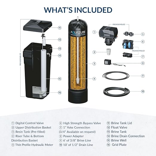 Aquasure Harmony Series 72, 000 Grains Whole House Water Softener Bundle - Image 8