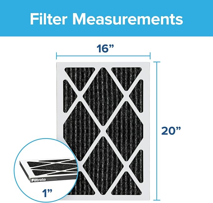 Filtrete 16x20x1 Air Filter, MPR 1200, MERV 11, Allergen Defense Odor Reduction - Image 2