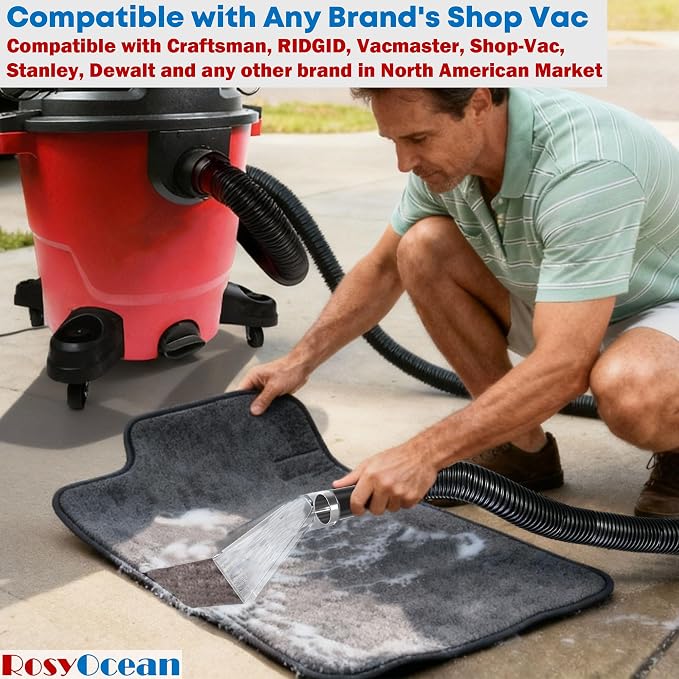 Universal Compatible with All Shop Vacs Extractor Attachment with 2-1/2" & - Image 3