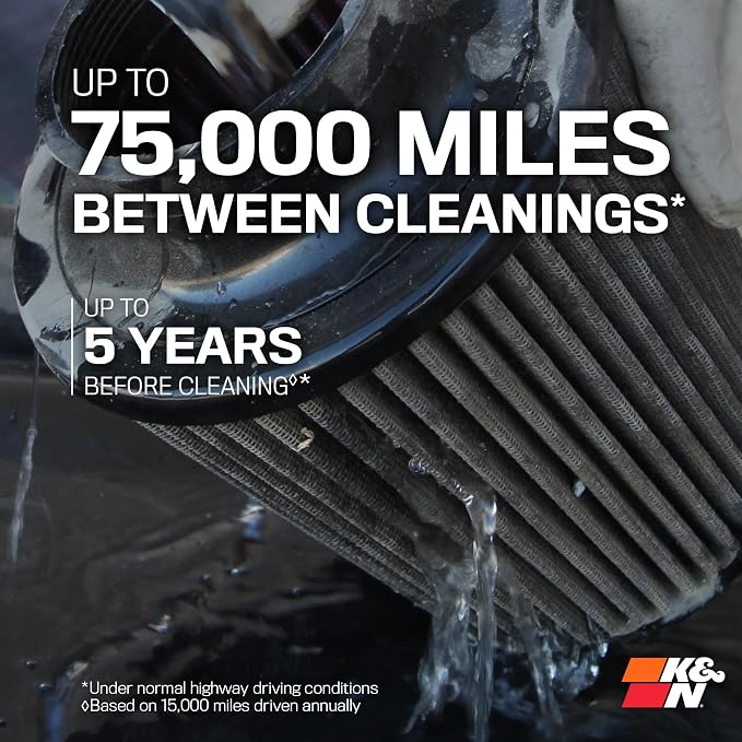 K&N Performance Diesel High-Flow Lifetime Engine Air Filter: Increase Power & - Image 5
