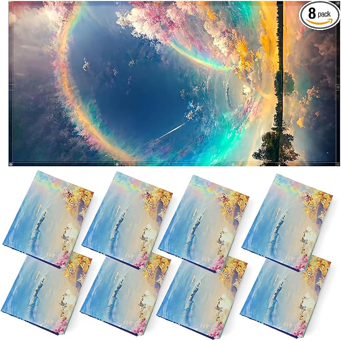 ANGSYLTH 8 Pcs Fluorescent Light Covers by ANGSYLTH