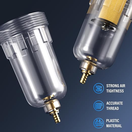 TAILONZ PNEUMATIC 1/4 Inch NPT 2 in 1 Air Filter Pressure Regulator Combo - Image 9