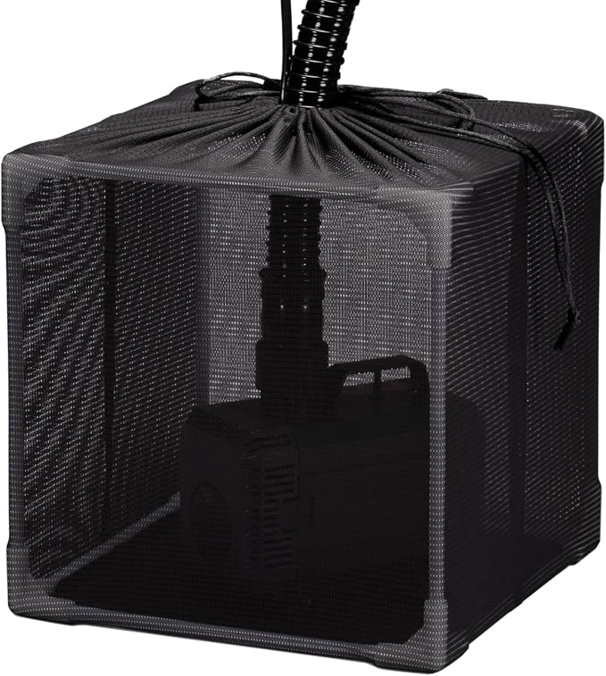 Fineday Pond Filter, Anti-Clogging Cube Outdoor Mesh Water Pump Barrier Bag Box by Unknown