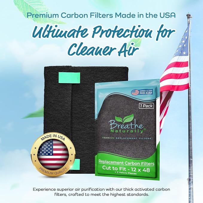 Breathe Naturally Universal Cut To Fit Activated Carbon Air Filter - Image 2