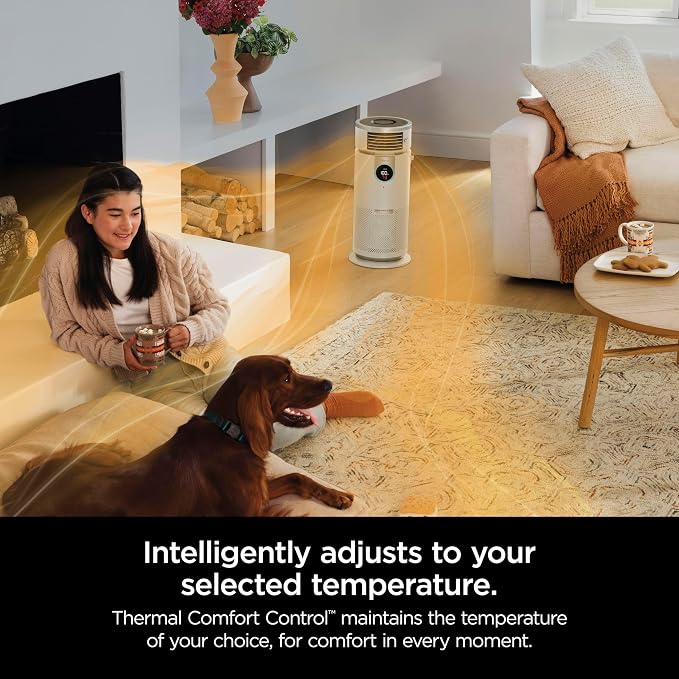 Shark 3-in-1 Clean Sense Air Purifier, Heater & Fan, HEPA Filter, 500 Sq Ft - Image 6