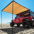 ALL-TOP Vehicle Awning 4.6'x8.2' Roof Rack Pull-Out Sun Shade UV50+, Weatherproof 4x4 Side Awning for Camping & Overland (Hardware Included)