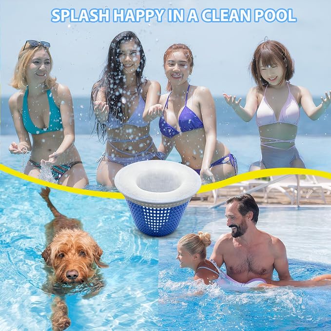 100-Pack Pool Skimmer Socks, Pool Fliter Socks Swimming Pool Skimmer Basket - Image 6