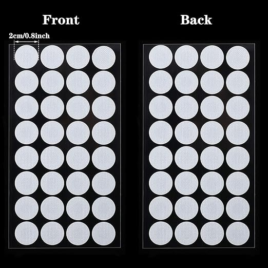 Zonon 64 Pieces Synthetic Filter Paper Stickers 20 mm 0.3 ?m Synthetic Filter - Image 2
