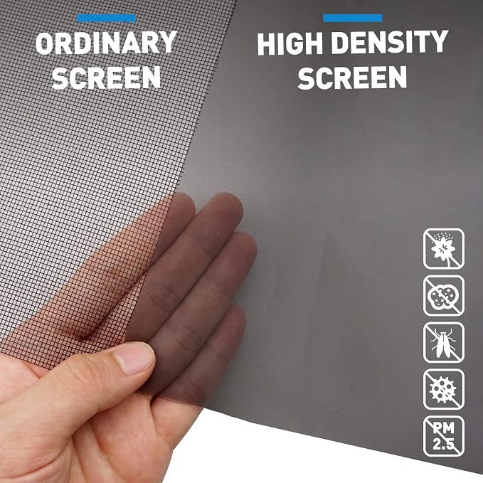 High Density Window Screen Roll, Pollen Filtering Window Screen Replacement - Image 3