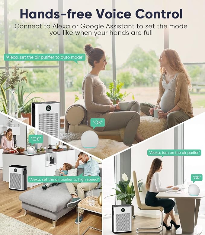 FRESHDEW Air Purifier for Home Up to 2300ft² - Image 5