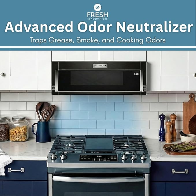 2-Pack Notched Activated Carbon Charcoal Microwave Hood Filters - Image 5