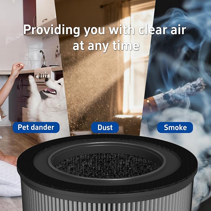 Portable HEPA Air Purifier Energy-Saving Mode, One Touch Operation, Lightweight - Image 6