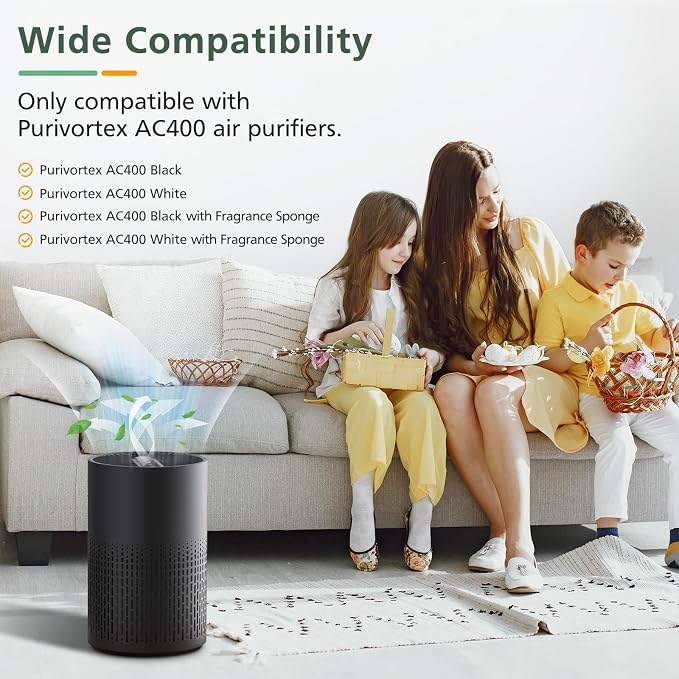 2 Pack AC400 Air Purifiers Replacement Filter - Image 3