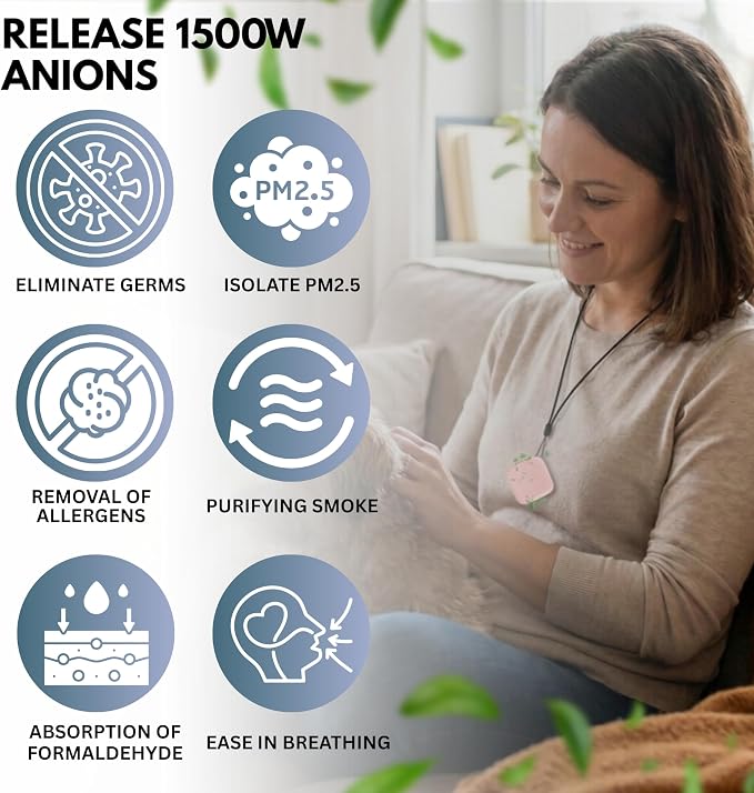 Portable Personal Air Purifier – Wearable Mini Air Purifier - Image 3