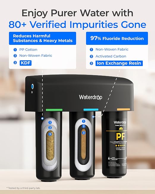 Waterdrop TSB-PF Under Sink Water Filter,  + - Image 5