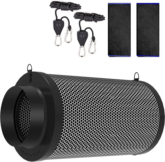 4 Inch Air Carbon Filter for Grow Tent, Smellines Control - Image 8