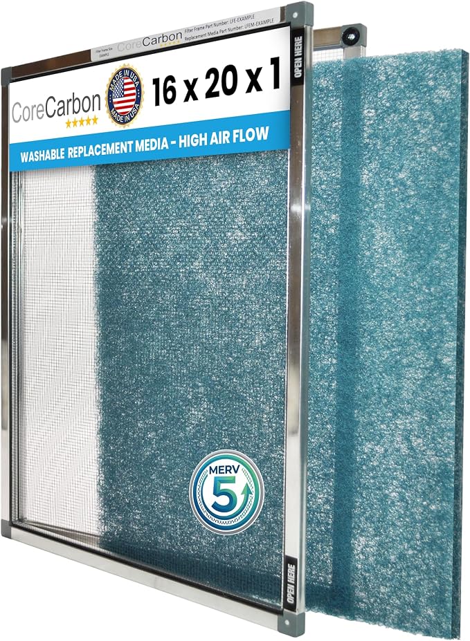 16x20x1 Reusable Air Filter Frame by Unknown