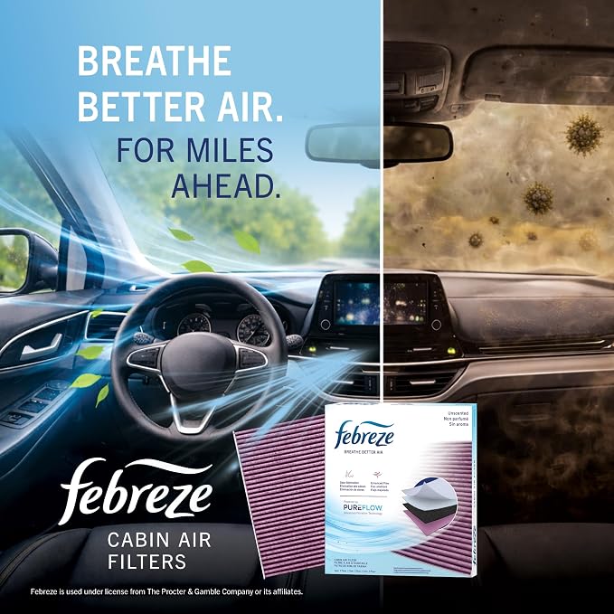 Febreze Odor Control Cabin Air Filter by PUREFLOW RZ18151 Fits 2018-2024 BMW X3 - Image 8