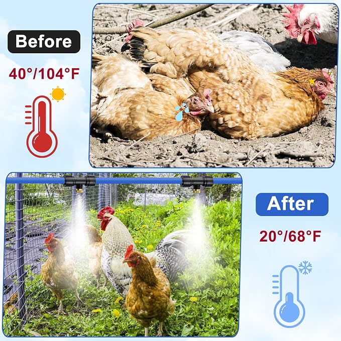 Upgraded 33FT Chicken Coop Cooling System - Image 7