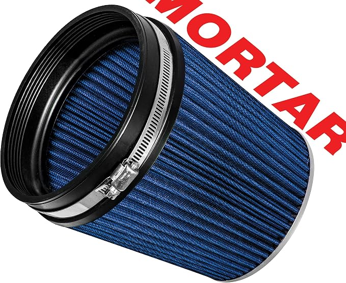 Mortar Aftermarket Auto Air Filter – 6 In Flange ID Car Enthusiast Class - Image 4