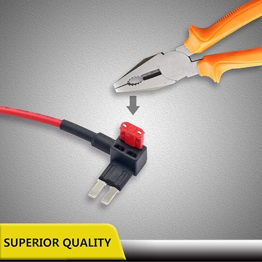FT4-10 10 Pack 12V Car Add-a-Circuit Fuse Tap Adapter ACZ Blade Fuse/Micro 2 - Image 3