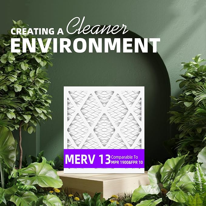 16x20x1 MERV 13 Pleated Air Filter MPR 1900 & FPR 10, Furnace Air Filters - Image 6