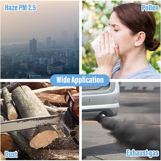 100 Pieces Nose Plug Filter Disposable Nose Dust Filters Bulk Sponge Nostril - Image 6