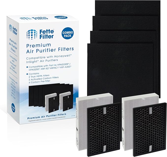 Fette Filter - HPA5200B / HPA5250 Air Purifier Replacement HEPA Filter Kit by Fette+Filter