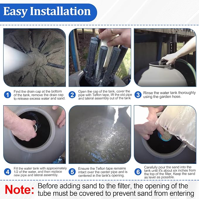 SX180DA Pool Filter Parts Lateral Assembly - Image 4
