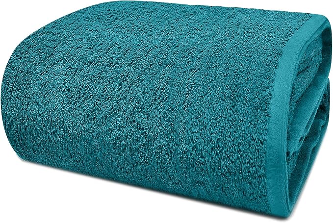 DAN RIVER Pack of 1 Bath Sheet 40x80 Inches, Premium Oversized Towels for Adults, Super Soft and Quick Dry - Teal