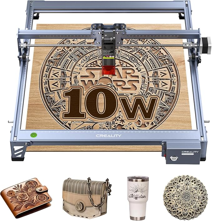 Creality Laser Engraver Machine 10W Output Power, 72W DIY Laser Engraving by Creality