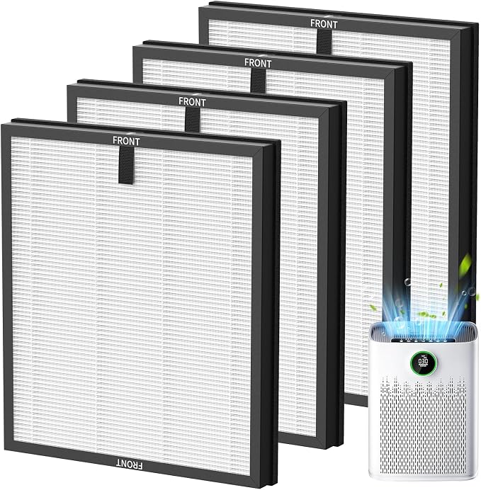4-Pack HAP603 Replacement Filter Compatible by Cabiclean