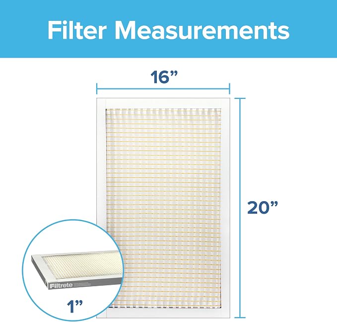 Filtrete 16x20x1 AC Furnace Air Filter, MERV 5, MPR 300, Capture Unwanted - Image 2