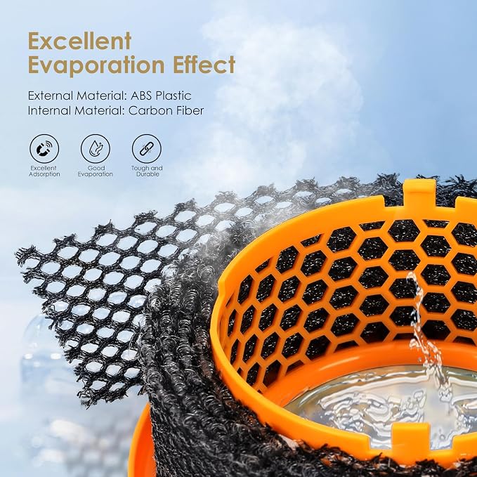 Air Purifier Carbon Fiber Evaporator Filter Compatible - Image 3