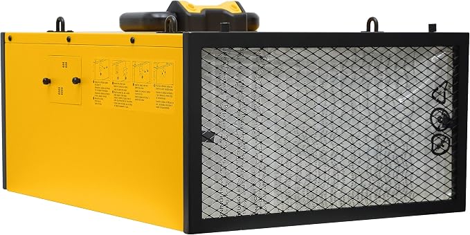 DeWALT DWXAF101 Air Filtration System, 3-Speed Hanging Ceiling Dust Collectors - Image 4