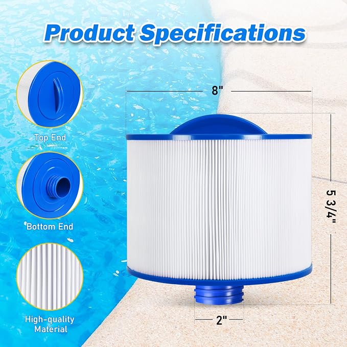 Spa Filter Compatible with 2013+ Bullfrog/Wellspring 10-2870, Unicel 8CH-951 - Image 3