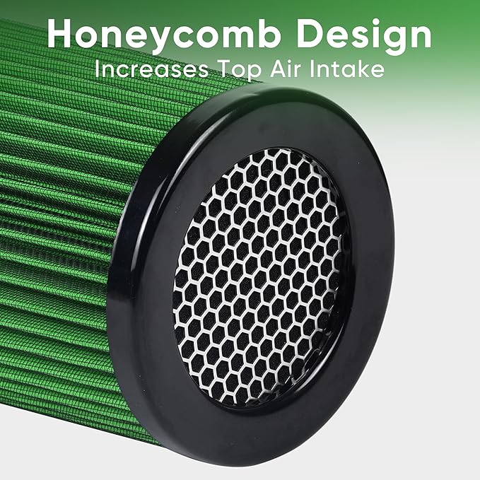 6" 152mm Inlet Cold Air Intake Filter High Flow Honeycomb Top Replacement - Image 2