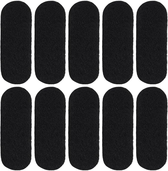 Ceiling Fan Filter Pads For Blades, 10‑Pack Activated Coconut Shell Carbon by Unknown