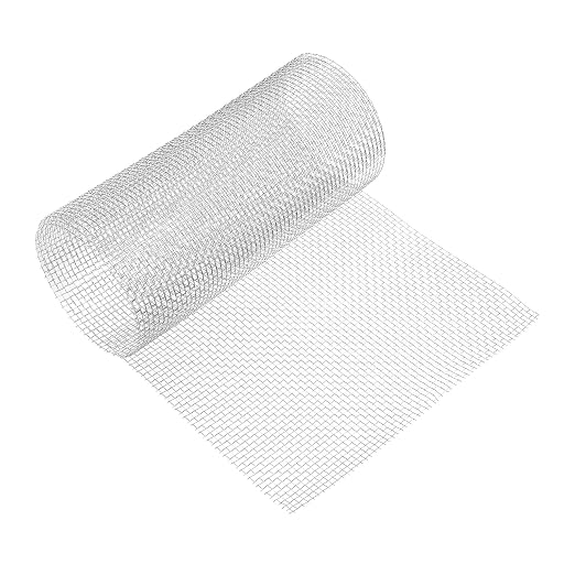 uxcell 5 Mesh 39" x 12" Woven Wire Mesh, 304 Stainless Steel Air Vent Filter by uxcell