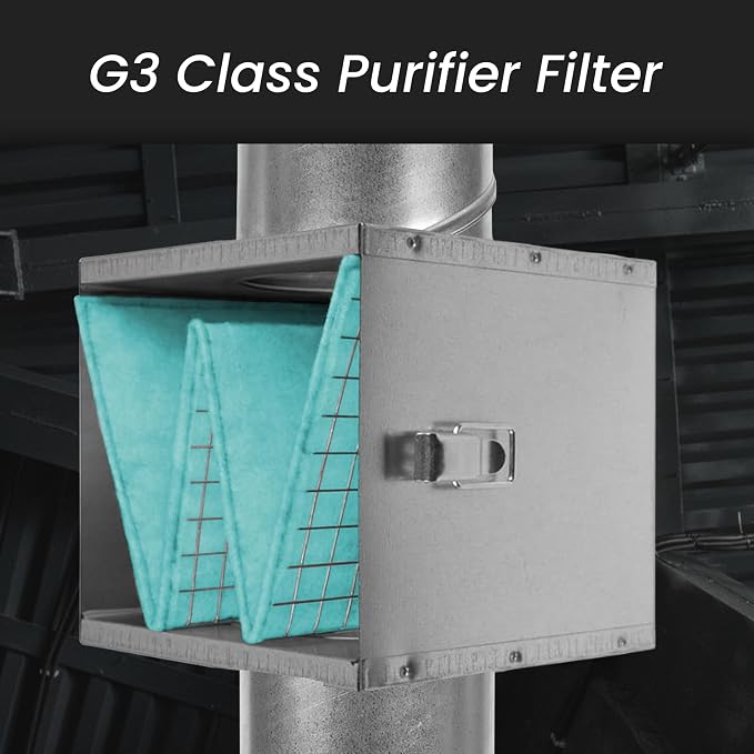 Repa Market 4" Duct Air Filter Box – Galvanized Steel Inline Dryer Filter - Image 6