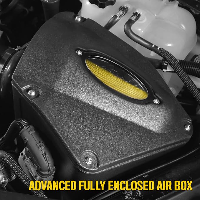 AIRAID Cold Air Intake System by K&N: Increased Horsepower, Cotton Oil Filter: - Image 5