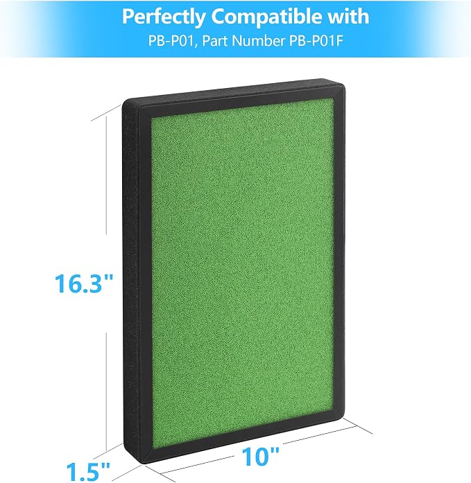 2-Pack PB-P01 Replacement Filter Compatible - Image 2