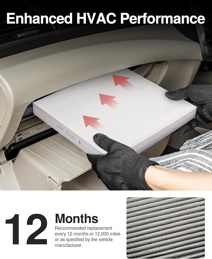Puroma Cabin Air Filter Compatible - Image 5