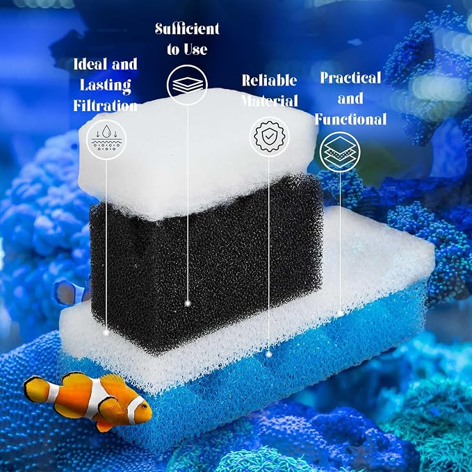 36 Pcs Aquarium Filter Media Kit Compatible - Image 5