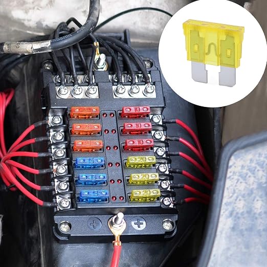 100 Pack Auto Fuses 20 AMP ATC/ATO Standard Regular Fuse Blade 20A Car Truck - Image 6