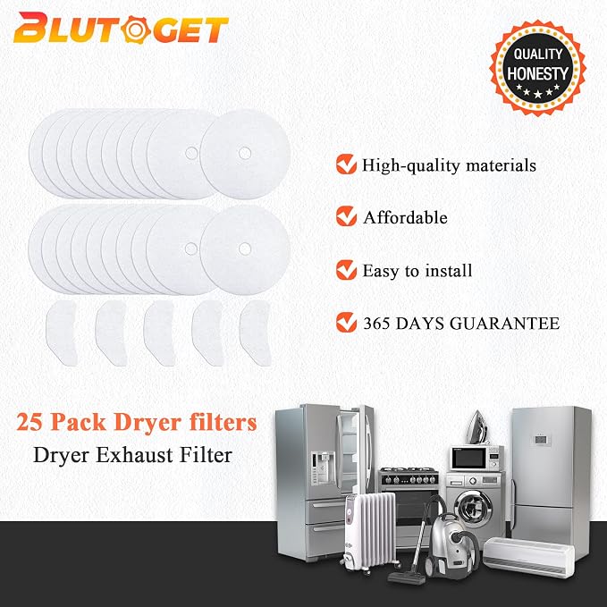 25PCS Cloth Dryer Exhaust Filter - Image 7