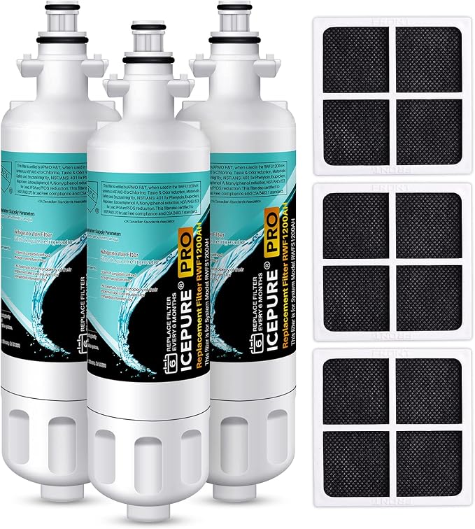 ICEPURE PRO 469690 ADQ36006101 NSF401&473 Certificated Replacement by ICEPURE